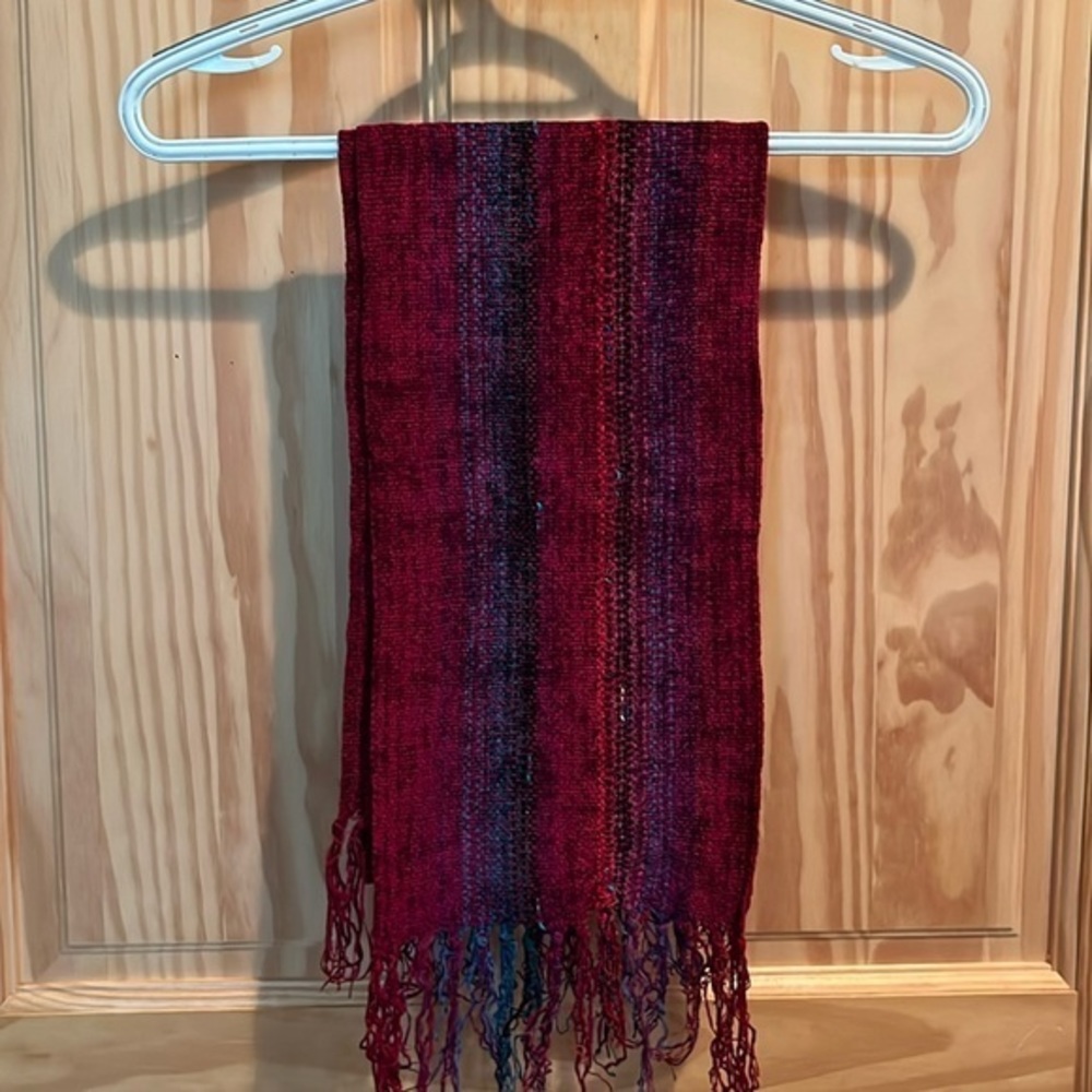 Handwoven Chenille Scarf